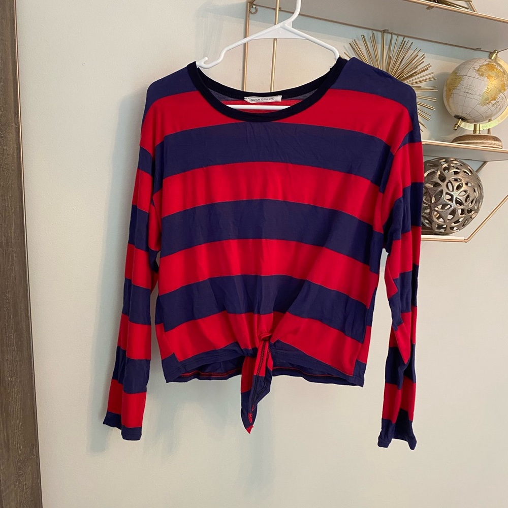 Womens Cropped Long Sleeve
